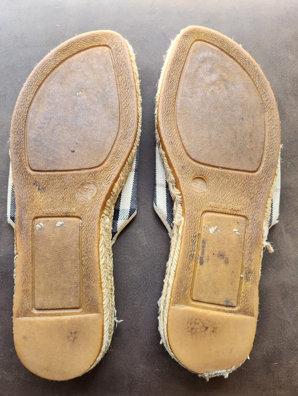 Burberry Espadrille Slide Sandals - Picture 2 of 3